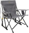 GCI Outdoor Kickback Rocker Outdoor Rocking Chair with Beverage Holder by GCIOUTDOOR