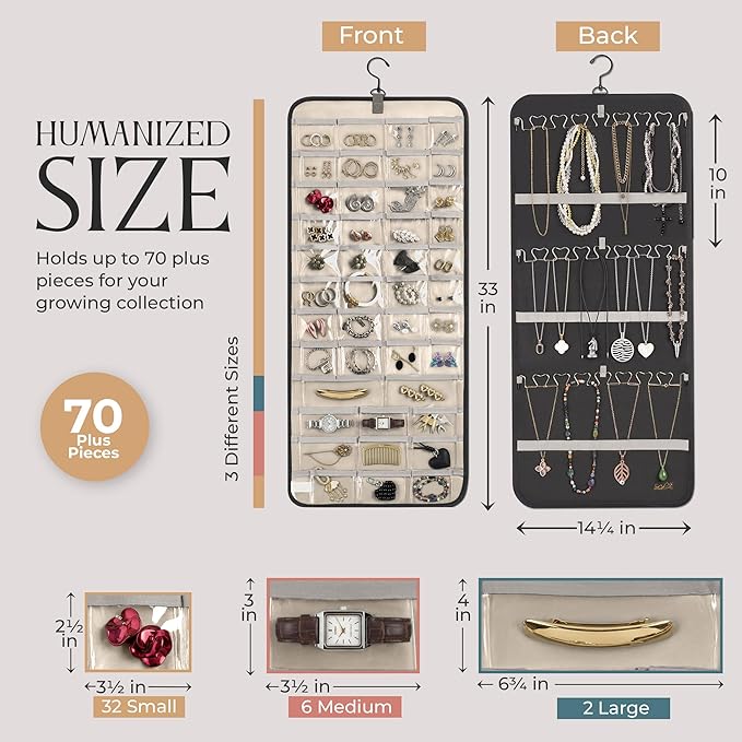Hanging Jewelry Organizer Storage - Image 2