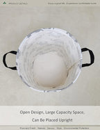 Round waterproof laundry basket gift basket, suitable - Image 4