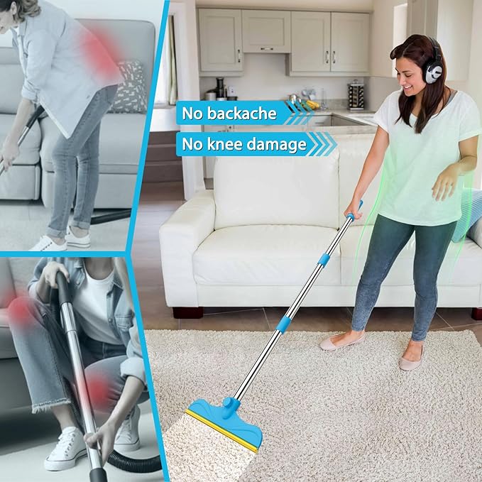 3 in 1 Carpet Rake Kit for Pet Hair Removal Tool - Image 4