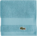 Lacoste Heritage 100% Supima Cotton Wash Cloth, Premium Super Soft Bath Towel by LACOSTE