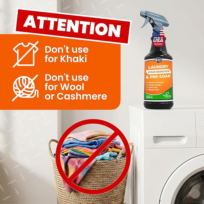 Heavy Duty Laundry Stain Remover & Pre-Soak Spray - Image 3