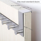 WEBI Over The Door Hooks Door Hanger, Over The Door Towel Rack - Image 3