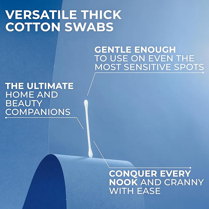 3 x Q-Tips Cotton Swabs, 625 ct - Image 4