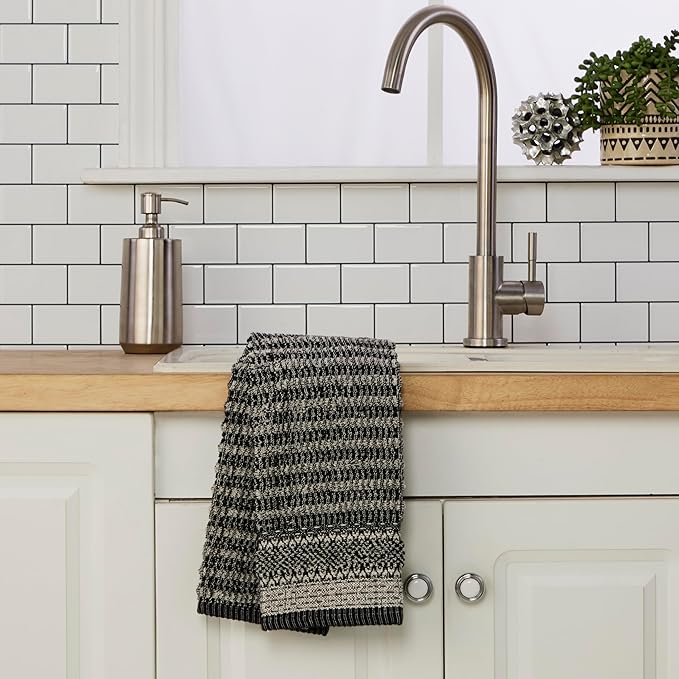 SKL Home Lewis 100% Cotton Premium 2-Piece Hand Towel Set, 600 GSM, Reversible - Image 3
