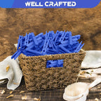 Clothes Pins Wooden 2.9 Inch, 100 Pack Colored Clothespins Wood, Clothing Pins - Image 5
