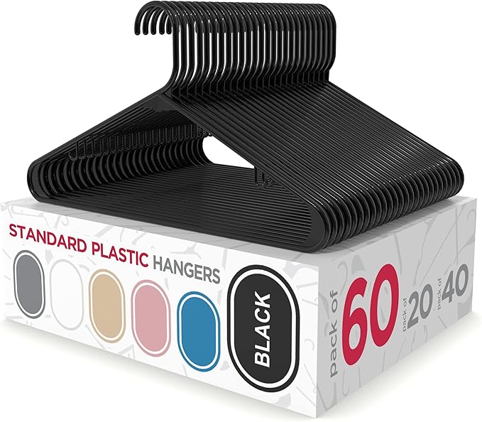 Sharpty Plastic Hangers Clothes Hangers by Sharpty