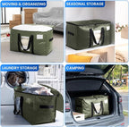 TAILI 10 Pack Green Extra Large Storage Bags, Heavy Duty Totes - Image 8