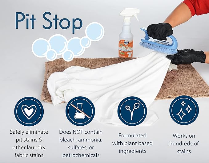 Sanco Industries Pit Stop, Sweat Stain & Deodorant Armpit Stain Remover - Image 3