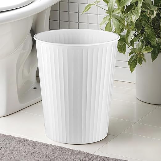 Monarch Abode Metal Bathroom Trash Can – Waste Basket - Image 4