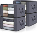 Fab totes Storage Bags, Clothes Blanket Storage Bins Foldable Closet Organizers by Fabtotes