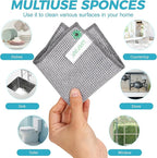 12 Pcs New Upgrade 3-Layer Non Scratch Wire Dishcloth, Cleans Fast Without - Image 7