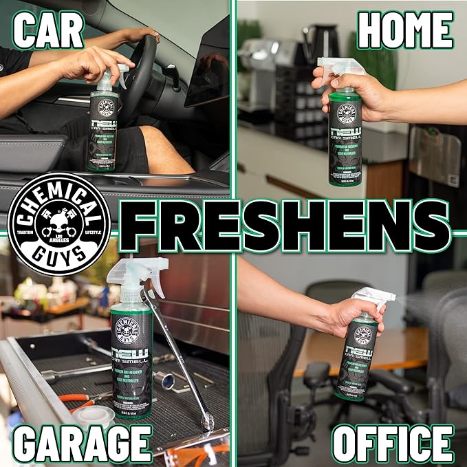 Chemical Guys AIR_101_04 New Car Smell Premium Air Freshener and Odor Eliminator - Image 3