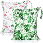 Shappy 2 Pcs Large Travel Laundry Bag Washable Waterproof Wet Dry Large Dirty by Shappy