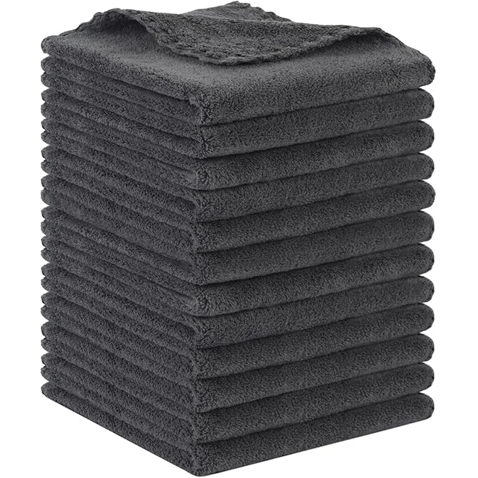 SUNLAND Microfiber Face Cloth Reusable Makeup Remover Facial Cleansing Towel by SUNLAND