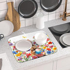 Spring Easter Rabbit Egg Dish Drying Mat - Image 6