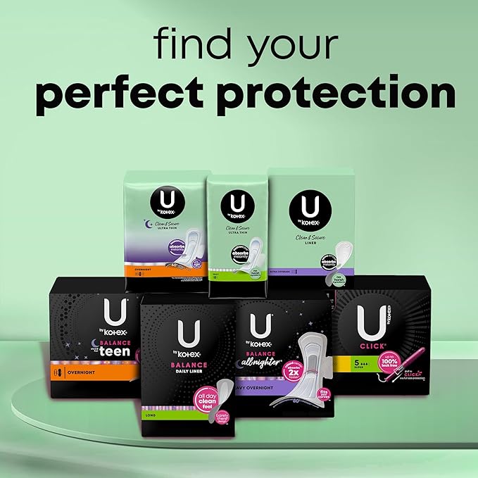 U by Kotex Clean & Secure Maxi Pads, Heavy Absorbency - Image 9