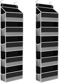 2 Pack Over The Door Organizer, Hanging Storage Organizer by SpaceHacks