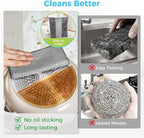 AIDEA Non Scratch Wire Dishcloth 24PK, Upgraded Wire Dishwashing Rag - Image 5