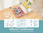 Kootek 28 Pcs Drawer Organizer Set, 4-Size Bathroom Vanity Trays Makeup Desk - Image 2