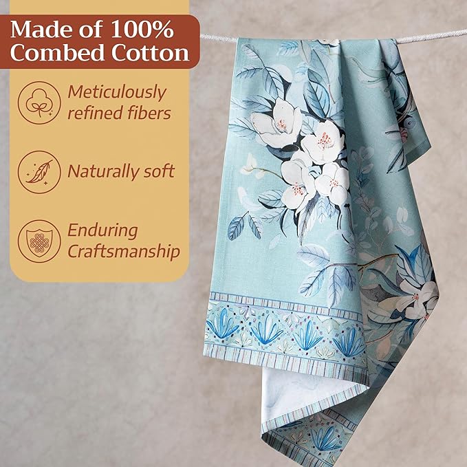 Maison d' Hermine Kitchen Towel 100% Combed Cotton Premium Set of 3 - Image 4