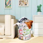 Christian Peace Laundry Basket God Bible Verse Oxford Cloth Laundry Hamper - Image 7