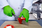 GLOVEWORKS HD Green Gloves, 8 Mil Nitrile Disposable Heavy Duty Raised Diamond - Image 7