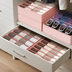 Joyoldelf Sock Drawer Organizer Divider 4 Packs Underwear Organizer, 2 x 24 - Image 4