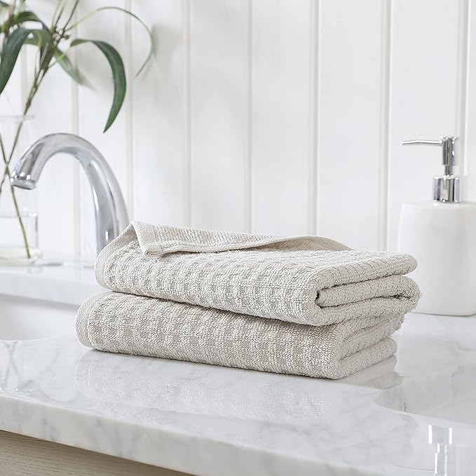 Tommy Bahama- Hand Towel Set, Highly Absorbent Cotton Bathroom Decor, Low - Image 2