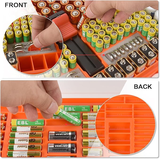 Battery Organizer Storage Holder Case - Image 4
