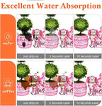 Pink Chinoiserie Dish Drying Mat - Image 3