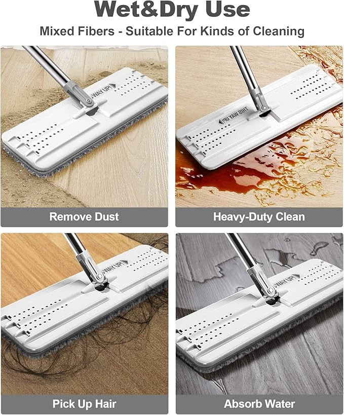 JOYMOOP White Flat Mop & Bucket - Image 13