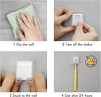 4 PCS Toothbrush Holder Wall Mounted - Image 3