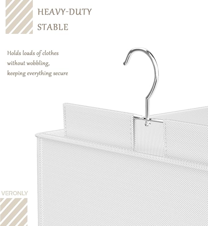 VERONLY Hanging Closet Organizer and Storage - Image 7