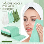 Syhood 12 Pieces Face Wash Cloth 12 x 12 in Makeup Remover Cloths Towel Coral - Image 2