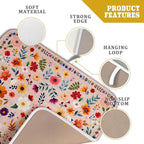 Boho Floral Dish Drying Mat - Image 4