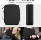 FYY Electronic Organizer, Extra Large Travel Cable Organizer Bag Pouch Portable - Image 2