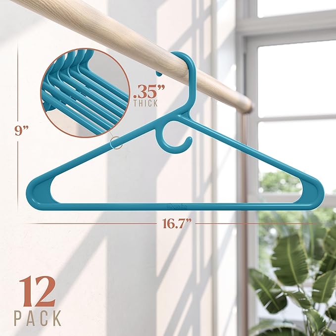 NEATERIZE Ultra Heavy Duty Plastic Clothes Hangers - Image 2