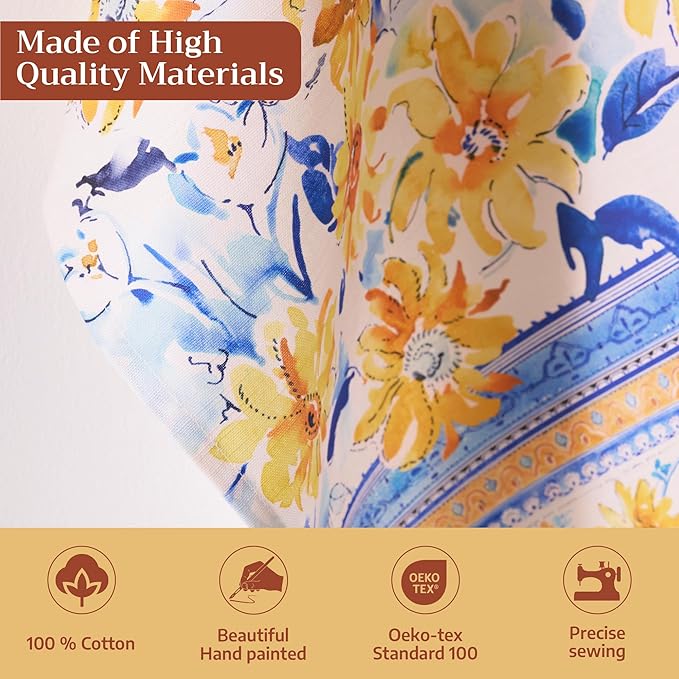Maison d' Hermine Kitchen Towels Set of 3 100% Cotton 27.50" x 20" Reusable - Image 3