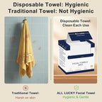 Face Towels, XL Facial Dry Towels 10x12 Inch, Biodegradable Disposable Face - Image 7