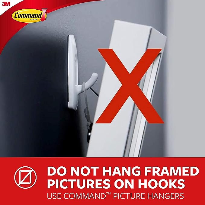 Command Bath Medium Hooks, 3 lb Capacity, Organize Damage-Free - Image 7