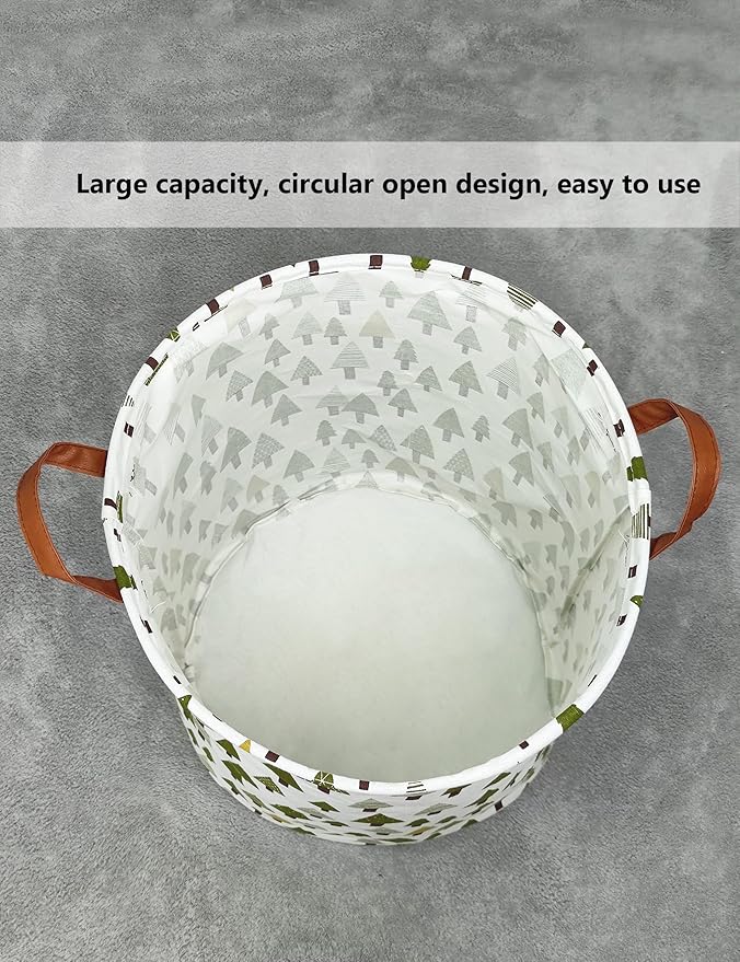 QUEENLALA Large Storage Basket, Laundry Hamper/Bathroom/Home Decor/Collapsible - Image 6