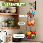 HULISEN 3 Tier Hanging Fruit Basket - Image 6