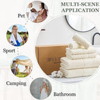 Simple&Opulence 6 Piece Luxury Towel Set, 100% Cotton Bathroom Towels - Image 8