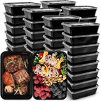 50-Pack Meal Prep Containers, 26 OZ Microwavable Reusable Food Containers by IUM%C3%89