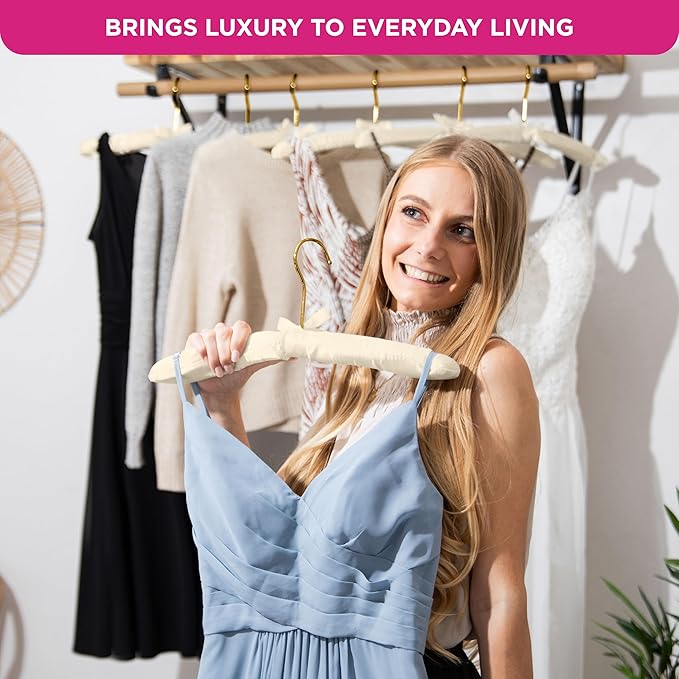 Premium Padded Hangers for Women’s Clothing - Image 4