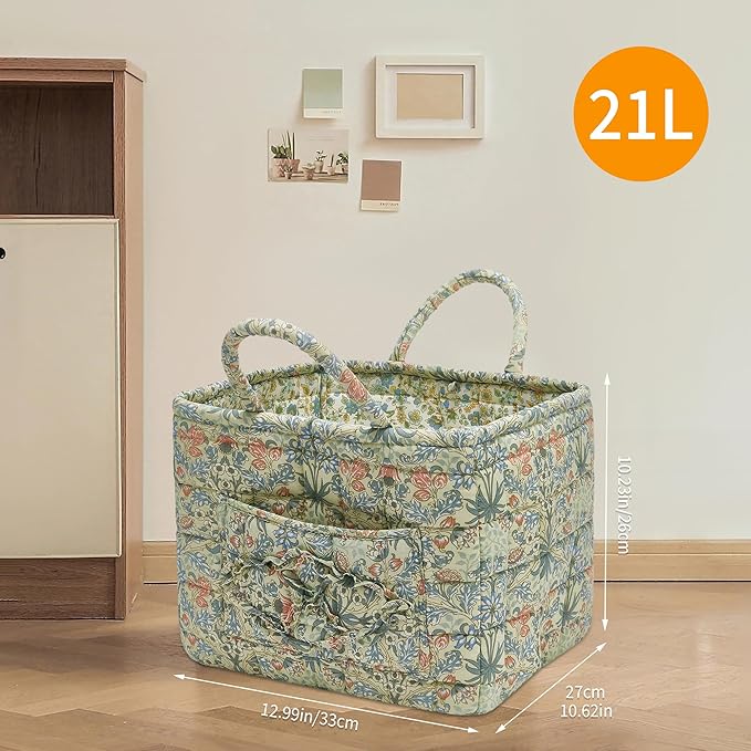 Quilted Fabric Storage Baskets - Image 6