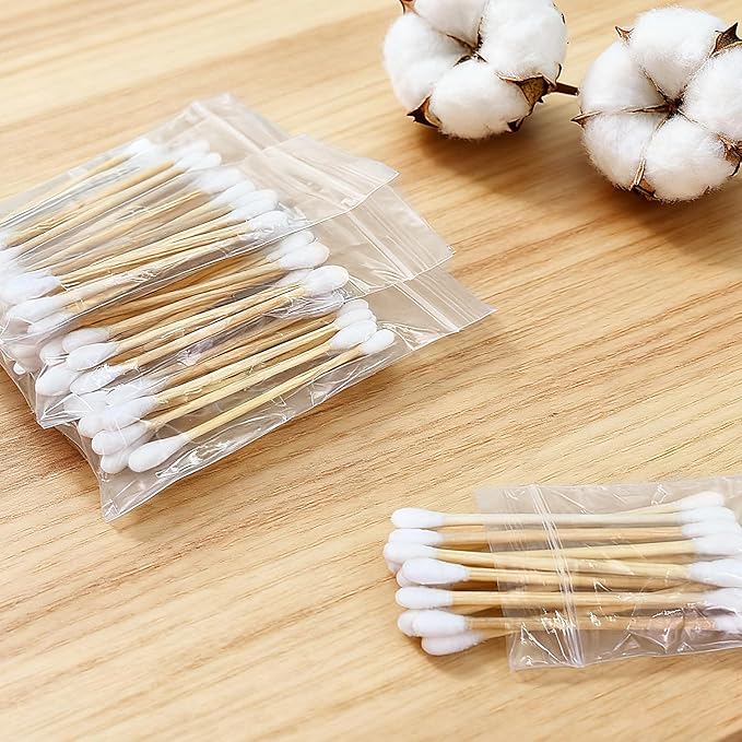 500 Pcs Travel Size Cotton Swabs Individually Wrapped Cotton Swabs - Image 6