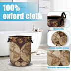 World Map Laundry Basket, Laundry Hamper Collapsible Oxford Cloth - Image 4