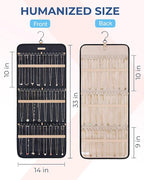 BAGSMART Hanging Necklaces Organizer Jewelry Holder Storage Roll - Image 5